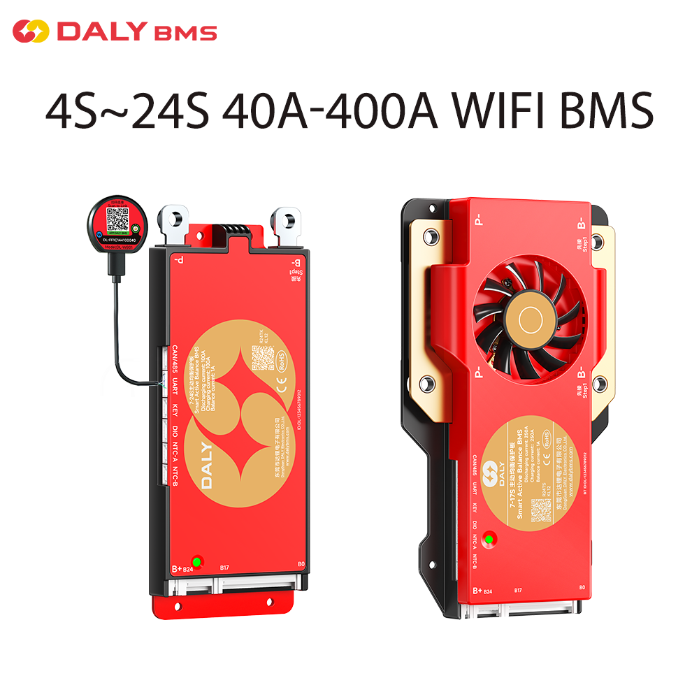 Smart Bms 24S 200A Bluetooth Lifepo4 - Daly BMS WiFi Bluetooth Smart Active