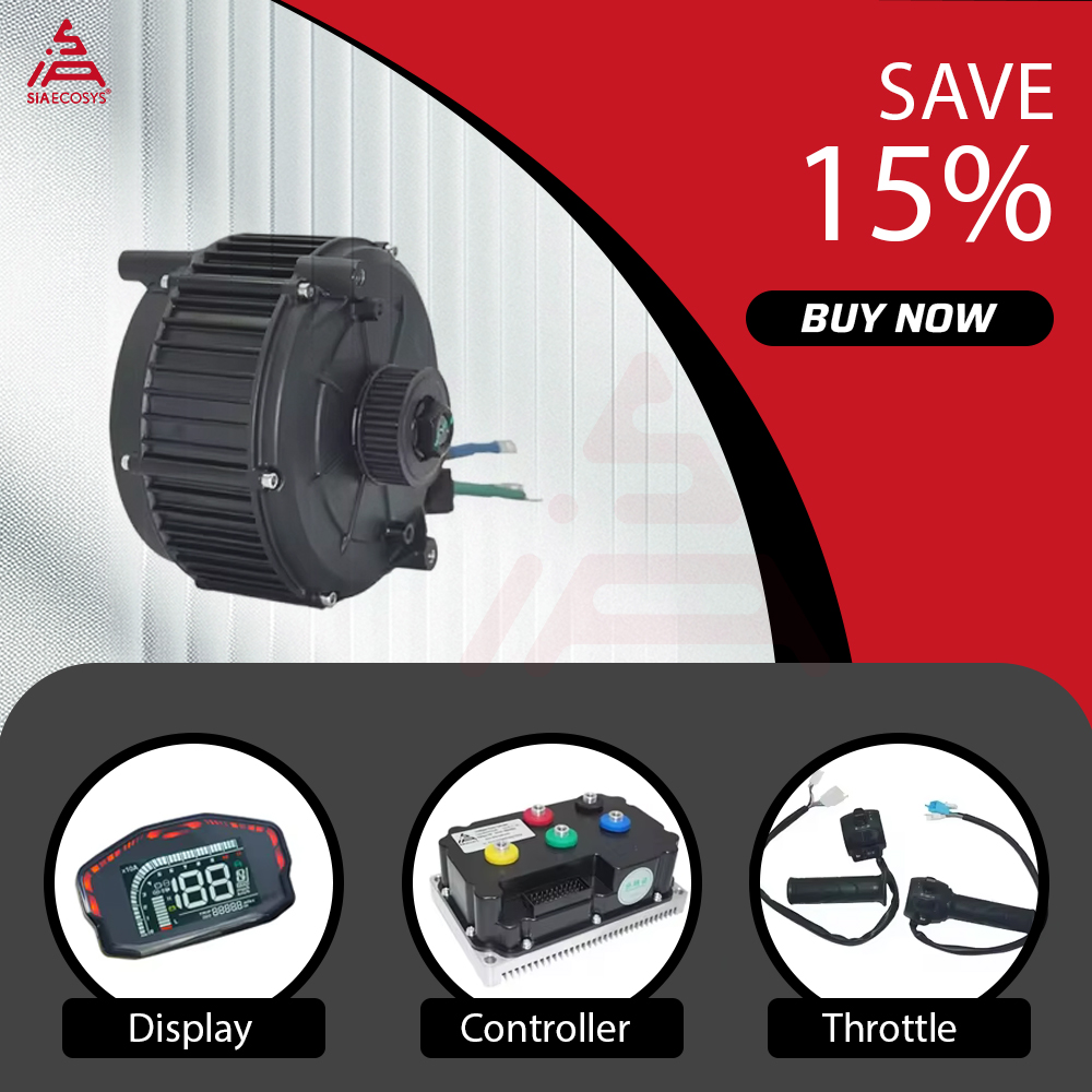 Mid Drive Motor Kit 72V 5000W - QSMOTOR QS165 V2 5000W 72V Zestaw