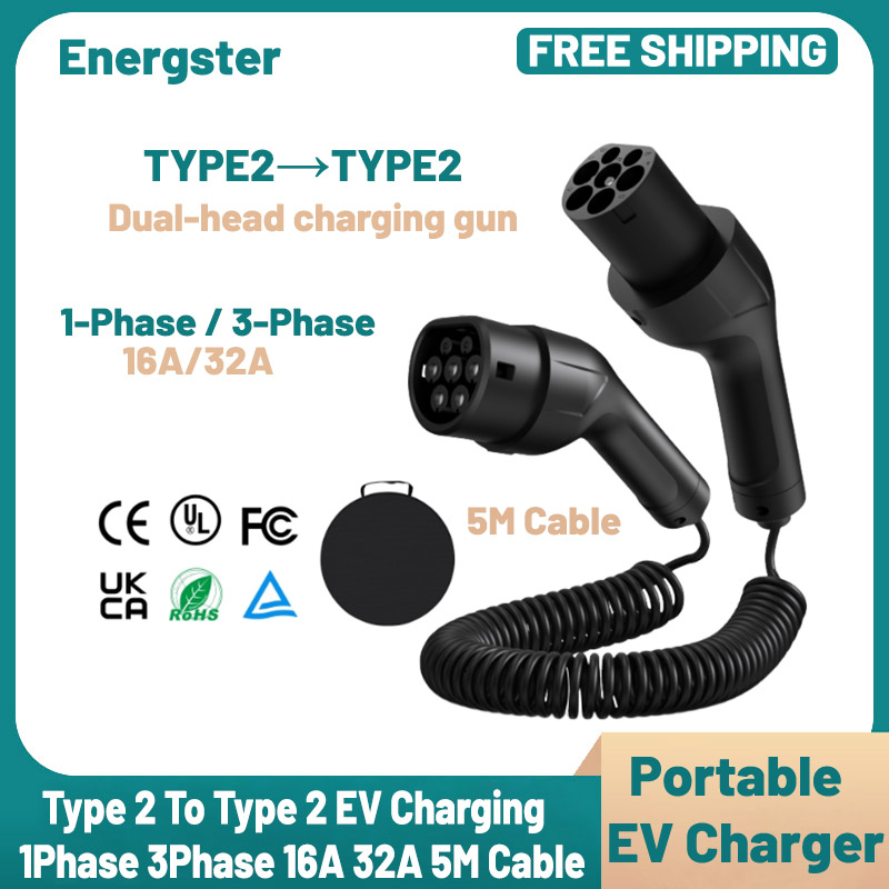 Ev Charger Type 2 22Kw 32A 3 Phase - Przenośna ładowarka EV Typ 2 do