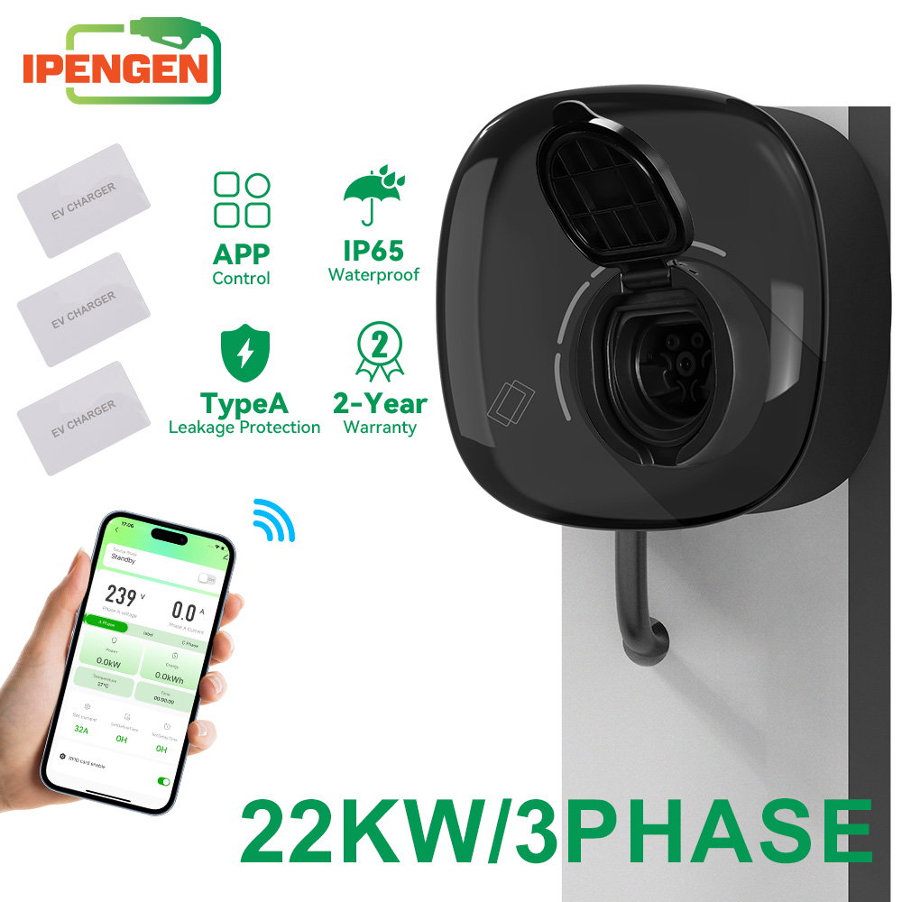 Ev Charger Type 2 22Kw 32A 3 Phase - Gniazdo ładowania IPENGEN 22KW Typ 2