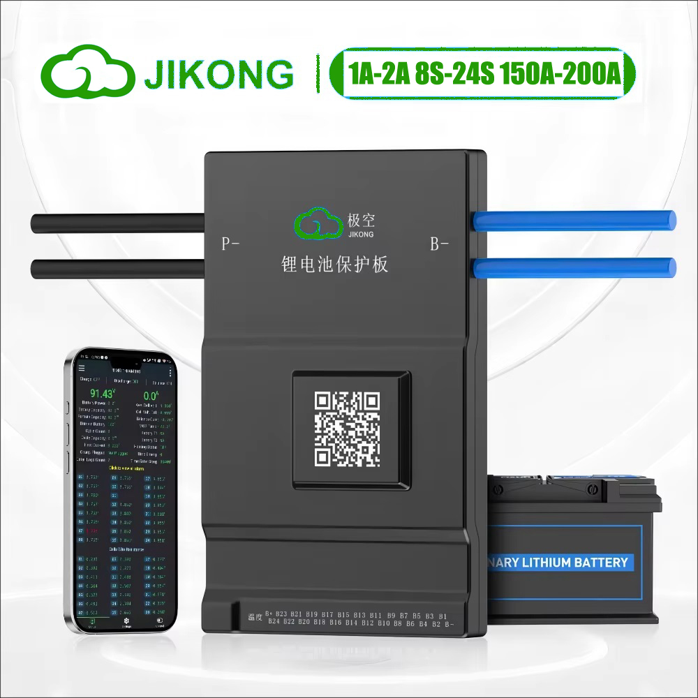 Smart Bms 24S 200A Bluetooth Lifepo4 - JK BMS Aktywny Balanser 150A 200A