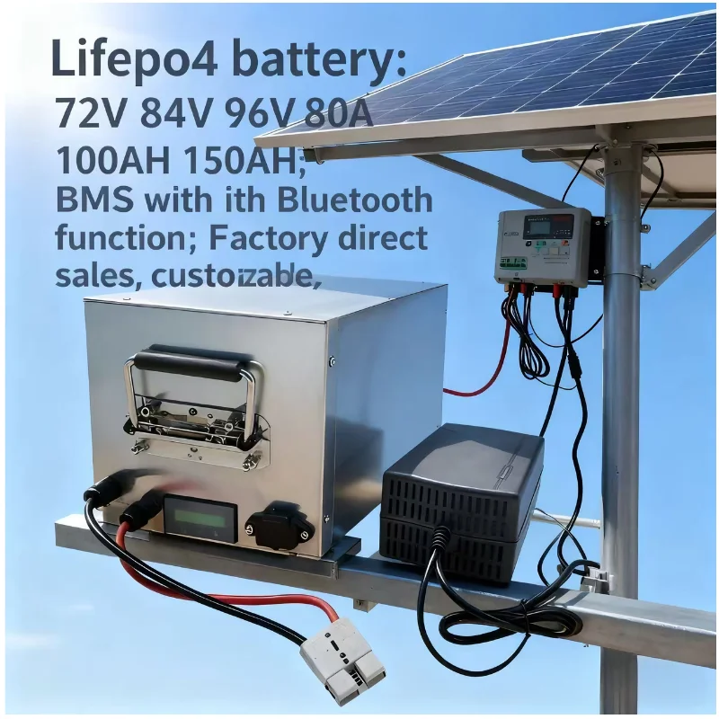 Lifepo4 72V 100Ah Battery Pack Ev - Akumulator LIFEPO4 z BMS 72V 84V