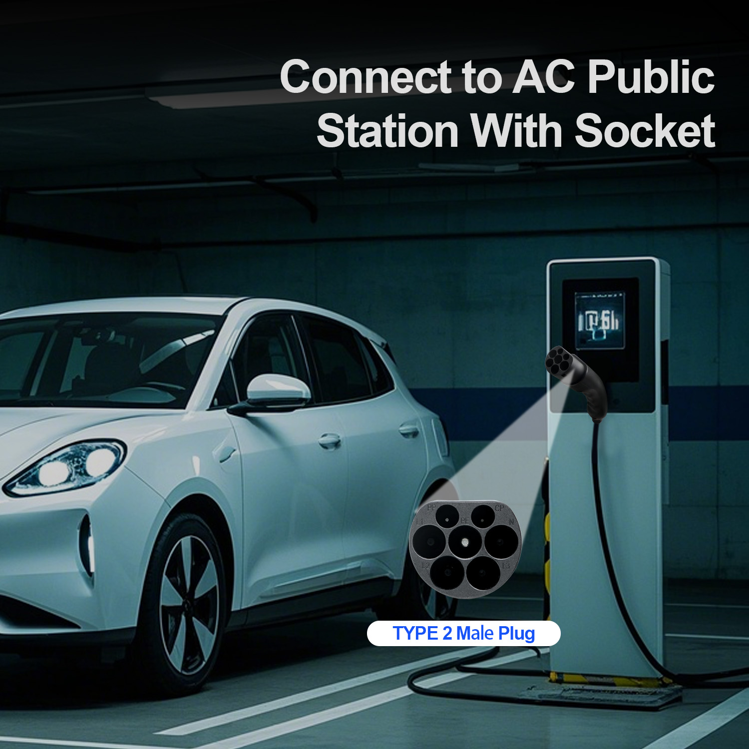 Kolanky Wtyczka EV Typ 2 Męska – Ev Charger Type 2 22Kw 32A 3 Phase recenzja i cena