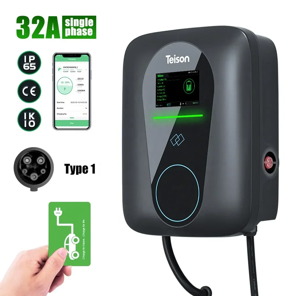 Ładowarka ścienna Teison 7kW 3 – J1772 Evse 32A Level 2 Charger recenzja i cena