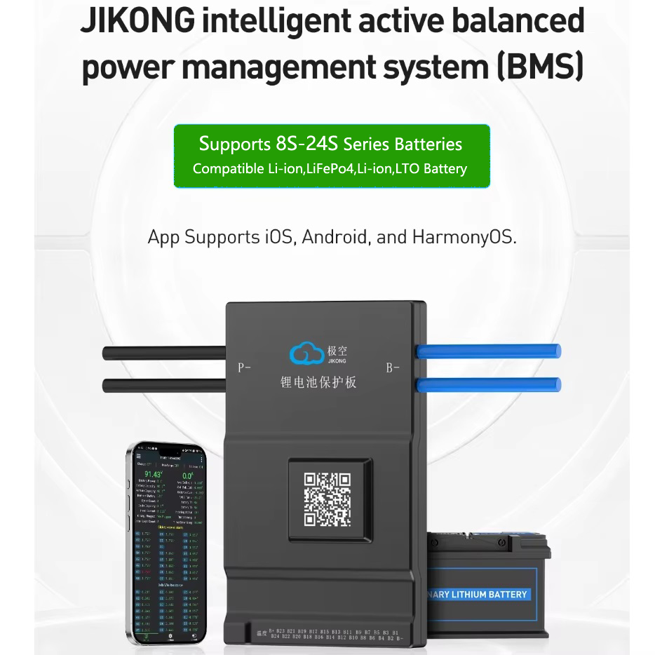 JK BMS Aktywny Balanser 150A 2 – Smart Bms 24S 200A Bluetooth Lifepo4 recenzja i cena