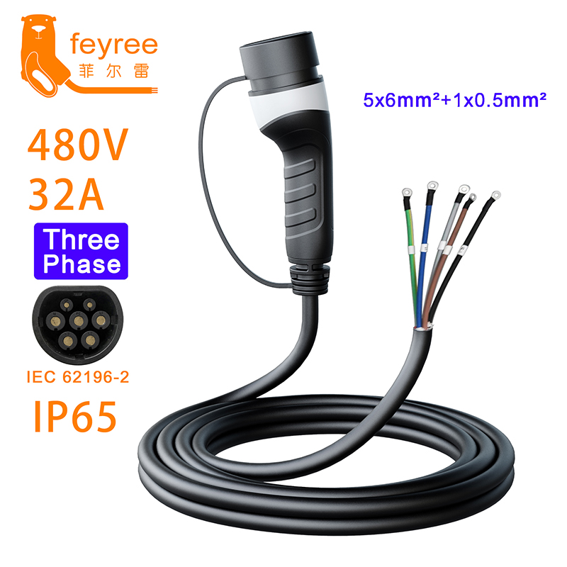 Feyree 3-fazowy kabel do ładow – Ev Charger Type 2 22Kw 32A 3 Phase recenzja i cena