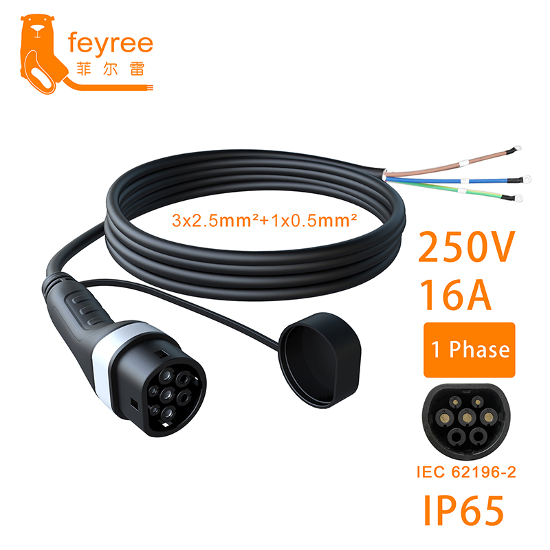 Feyree 3-fazowy kabel do ładow – Ev Charger Type 2 22Kw 32A 3 Phase recenzja i cena
