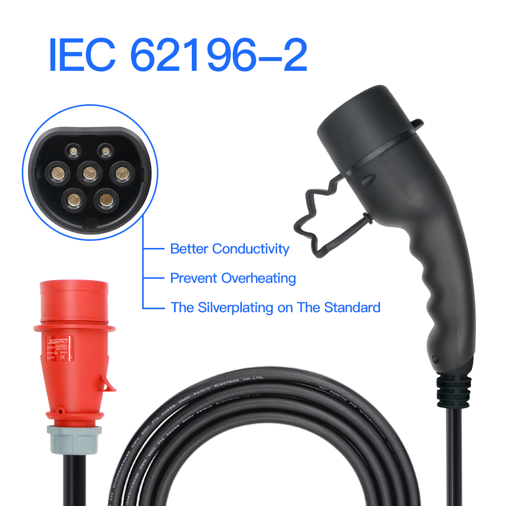 Przenośna ładowarka EV 3.5M Ty – Type 2 Portable Ev Charger 11Kw Cee recenzja i cena