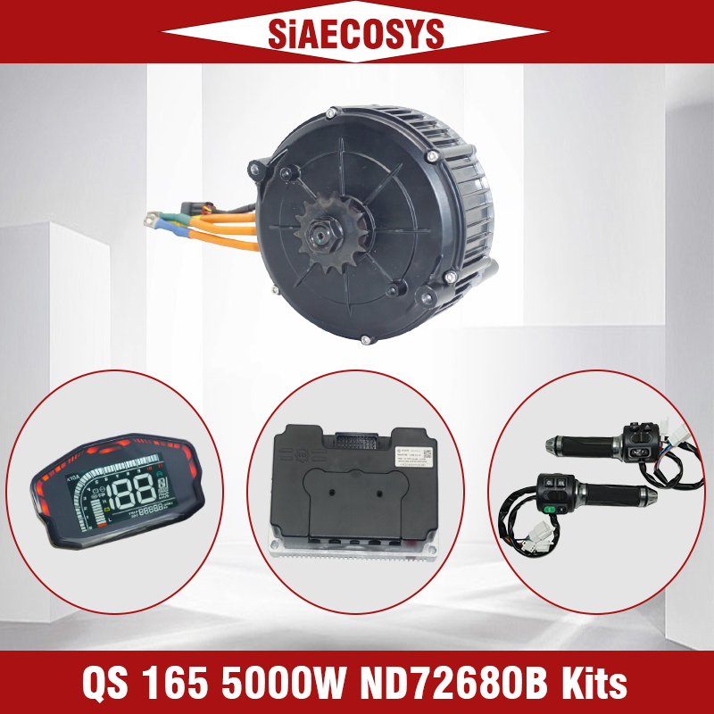 QS MOTOR QS165 V2 5000W 72V 35 – Mid Drive Motor Kit 72V 5000W recenzja i cena