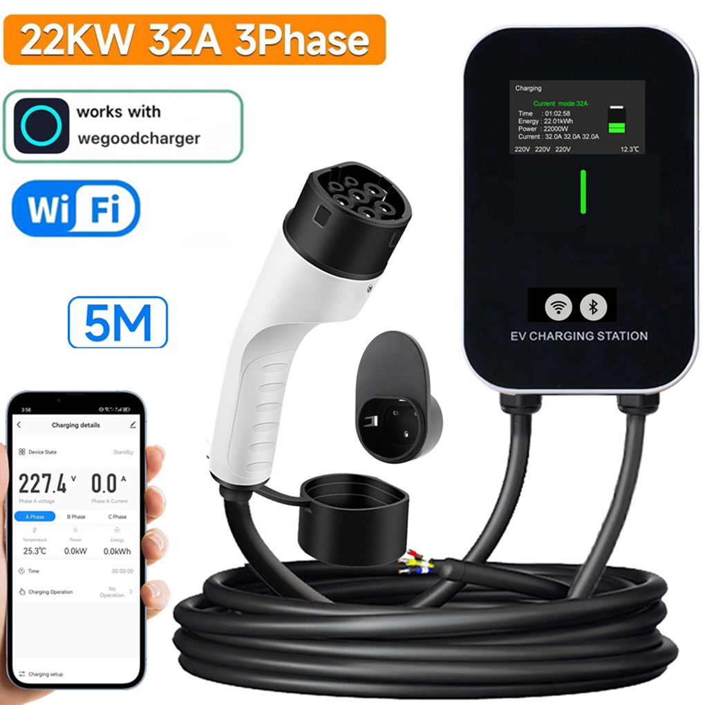 Ładowarka TYPE-2 Wallbox EV 7K – Ev Charger Type 2 22Kw 32A 3 Phase recenzja i cena