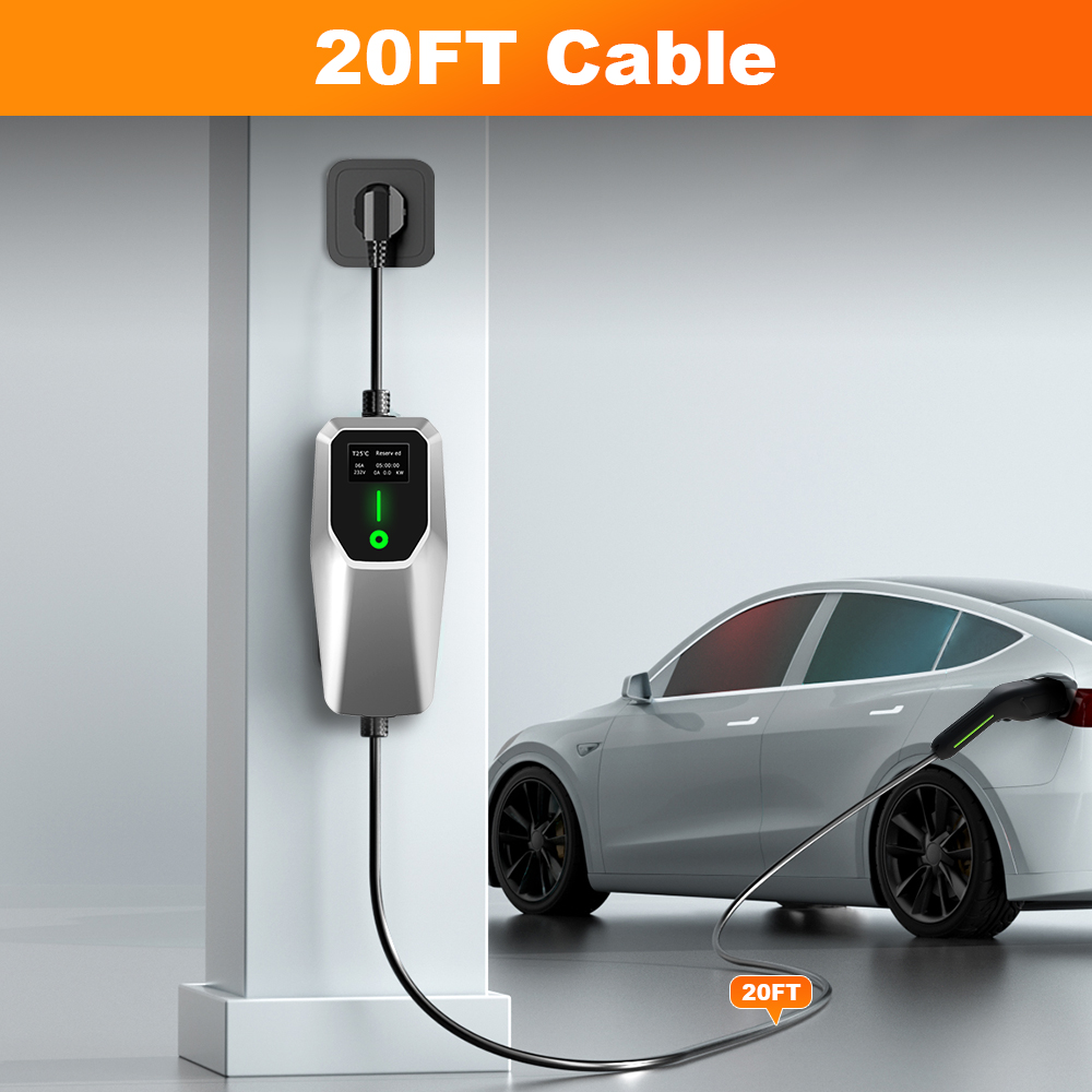 Ładowarka Junsun 32A Level 1&2 – J1772 Evse 32A Level 2 Charger recenzja i cena